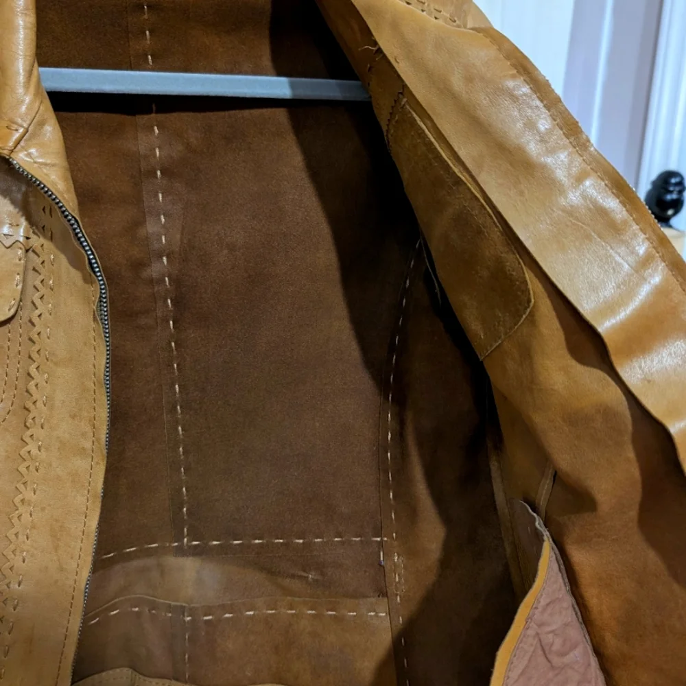 VERAPELLE italian leather Jacket Size IT 44 US 8 - Picture 13 of 13